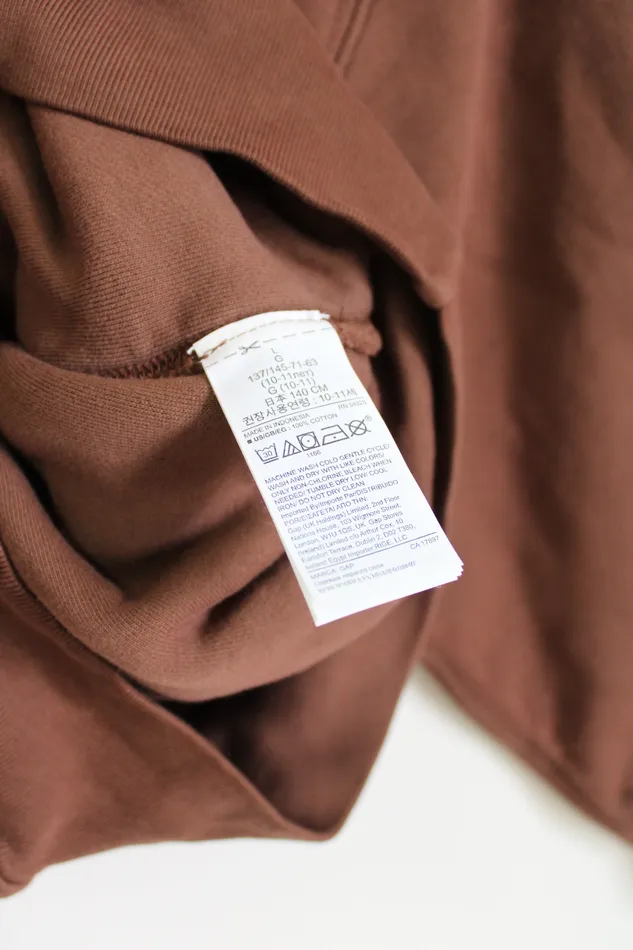 Yeezy Earrings Yeezy X Gap Brown Hoodie Youth L 1011