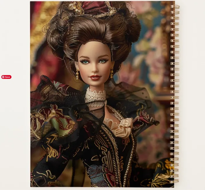 ZAZZLE Earrings Victorian Barbie Planner