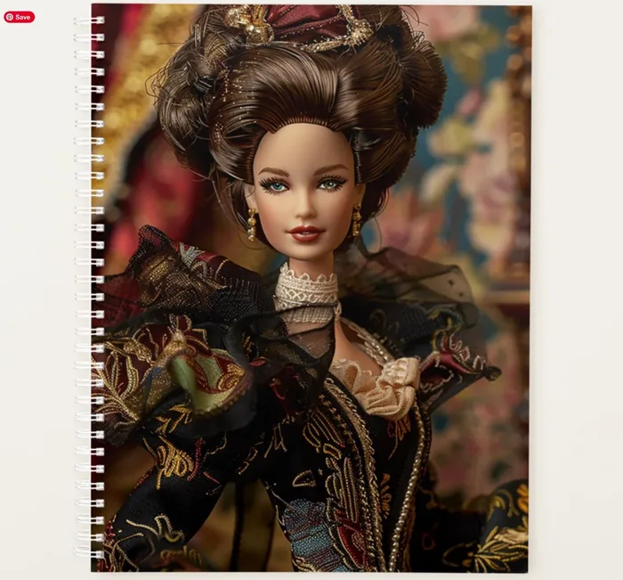 ZAZZLE Earrings Victorian Barbie Planner